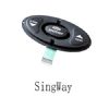 silicone rubber panel overlay membrane switch metal tactile dome